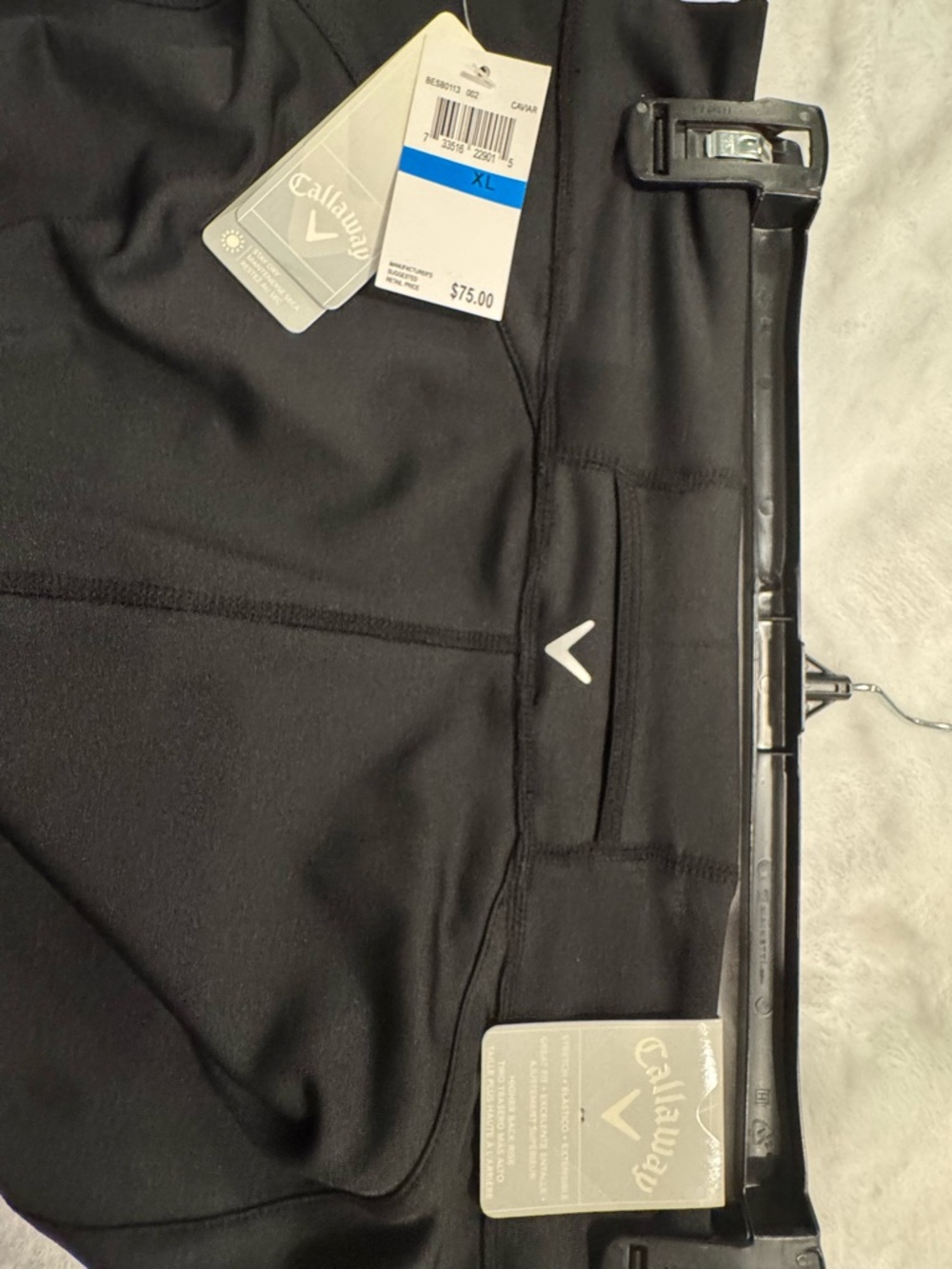 Callaway Black Womens Golf / Yoga Pants - Moisture Wicking
